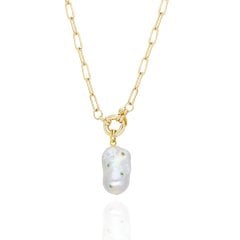 Baby Moon Barok İncili Kolye