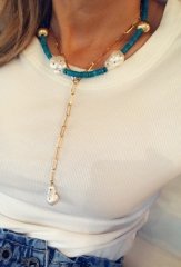 Baby Blue Turkuaz Kolye