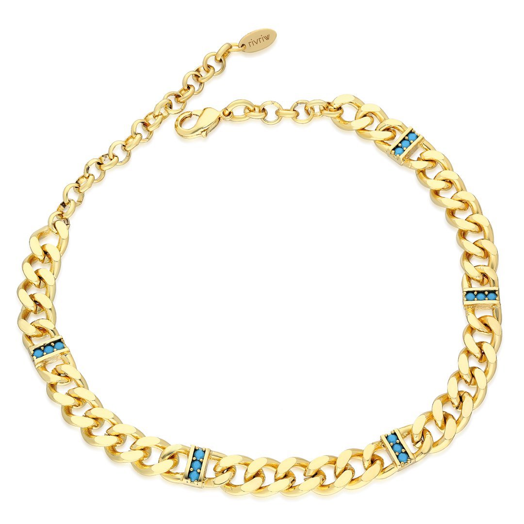 Chain Turquoise Halhal