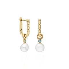 Pearl Turkuaz İnci Küpe
