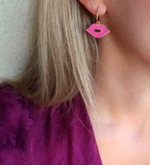 Red Kiss Kırmızı Dudak Küpe