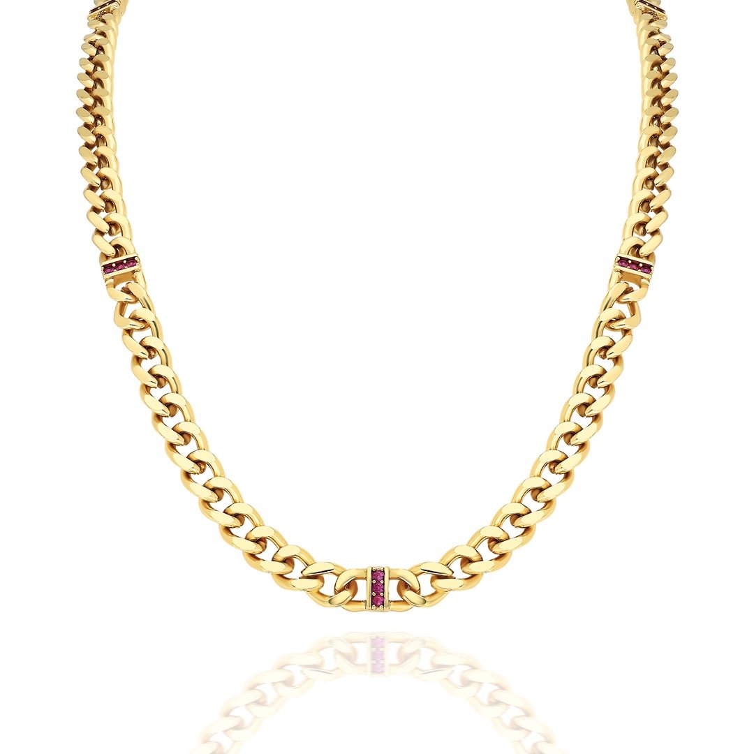 Chain Pink Kolye