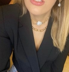 Baroque İnci Kalp Kolye