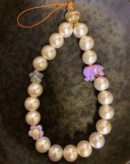 Purple Elephant Telefon Charm