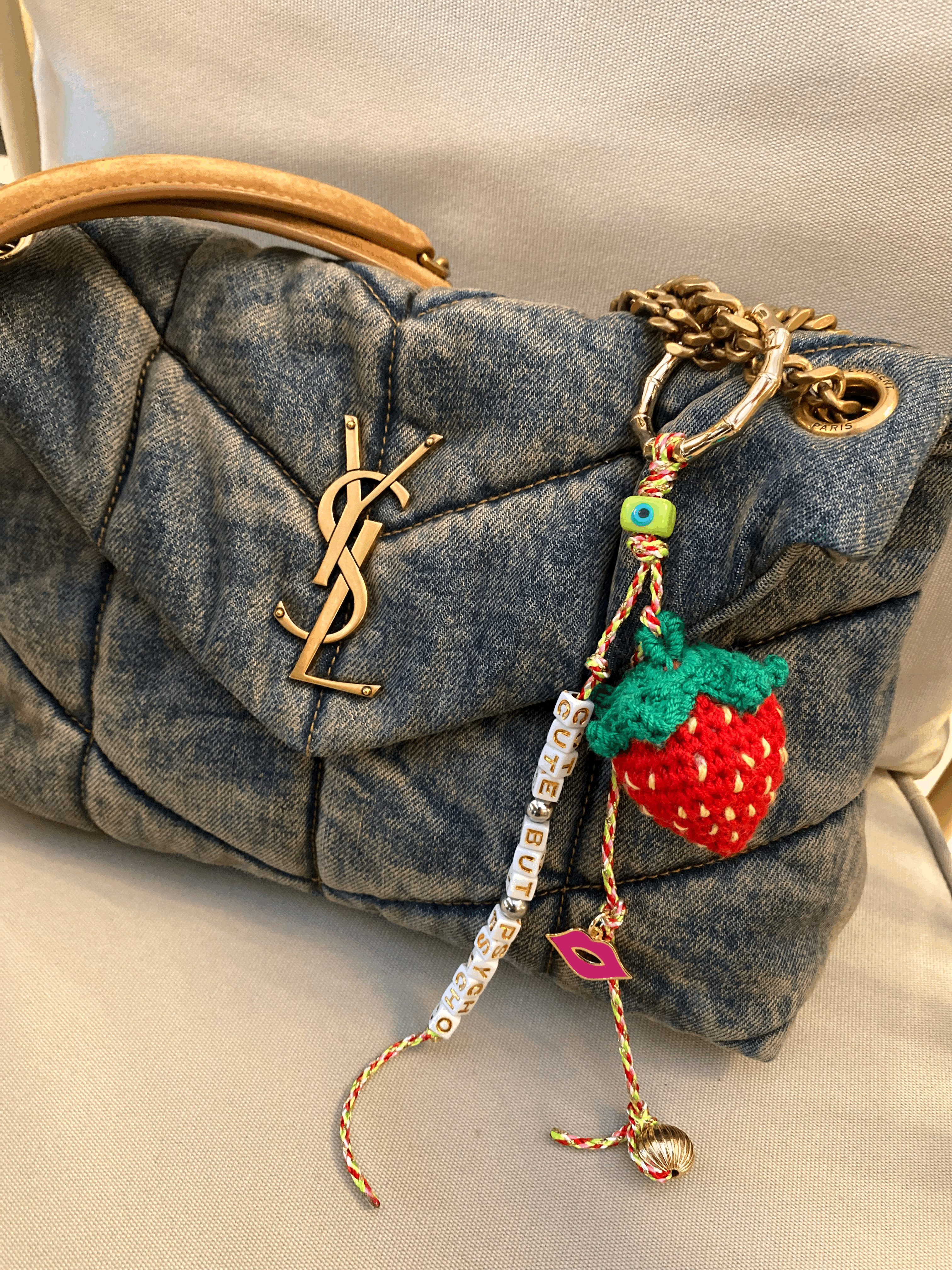 Strawberry Bag Charm Anahtarlık
